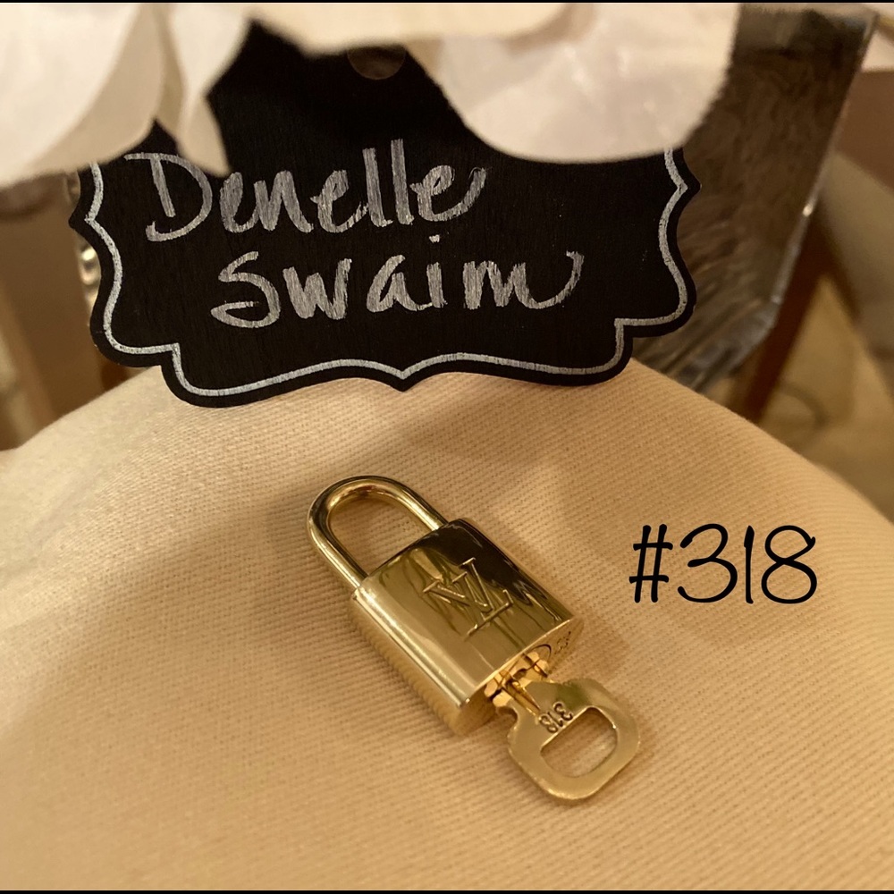 Authentic Louis Vuitton LV Lock and Key 318